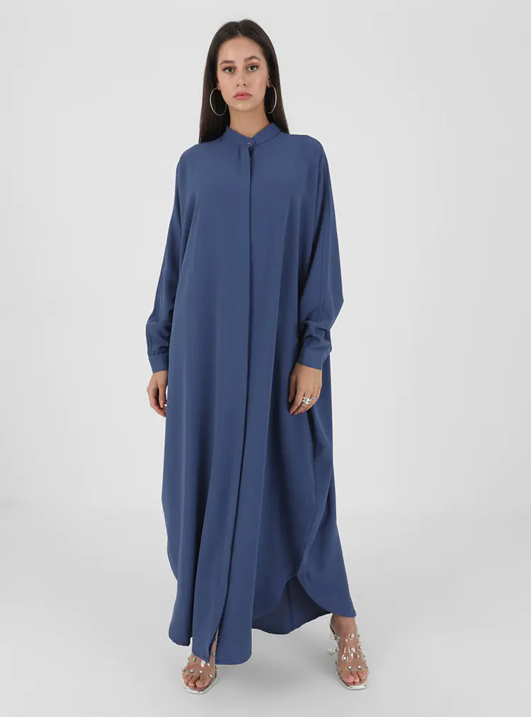 Abaya Femme Musulmane avec Manches Chauve-Souris - Élégance Modeste et Confort au Quotidien