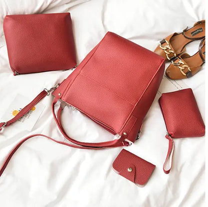 Ensemble de 4 Sacs Femme - Épaule, Bandoulière et Accessoires