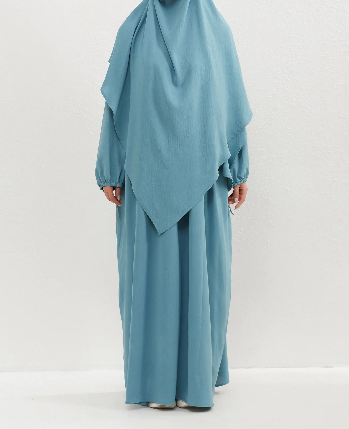 Ensemble Abaya Moderne Deux Pièces - Mode Modeste pour Femmes Voilées
