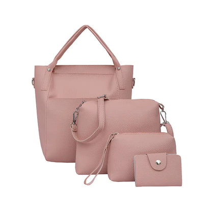 Ensemble de 4 Sacs Femme - Épaule, Bandoulière et Accessoires