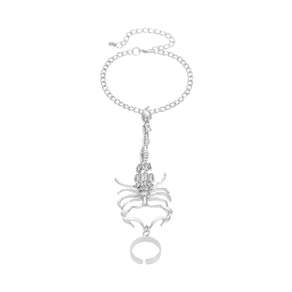 Bracelet Mitaine Scorpion - Bijou Original Femme Or ou Argent