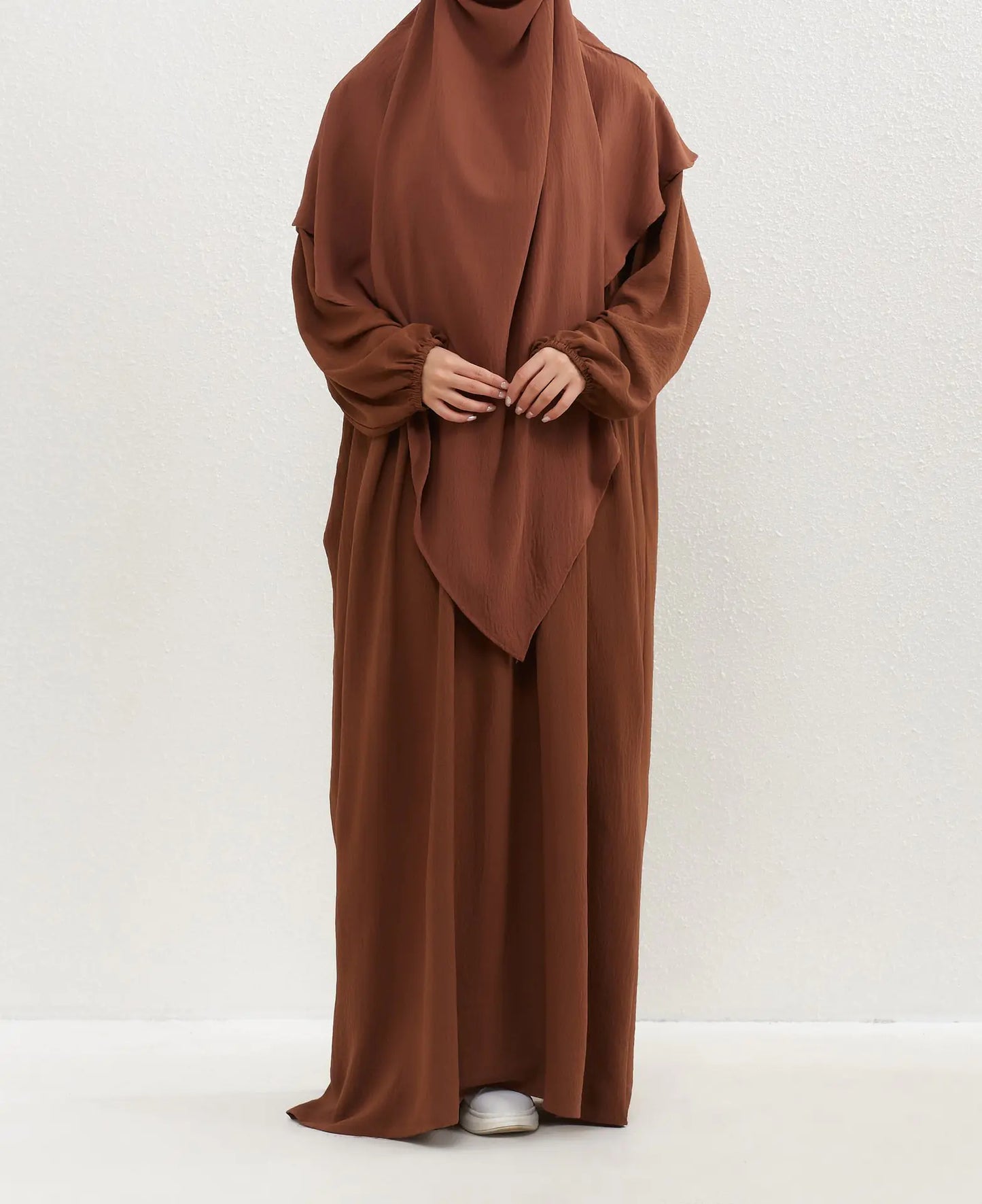 Ensemble Abaya Moderne Deux Pièces - Mode Modeste pour Femmes Voilées