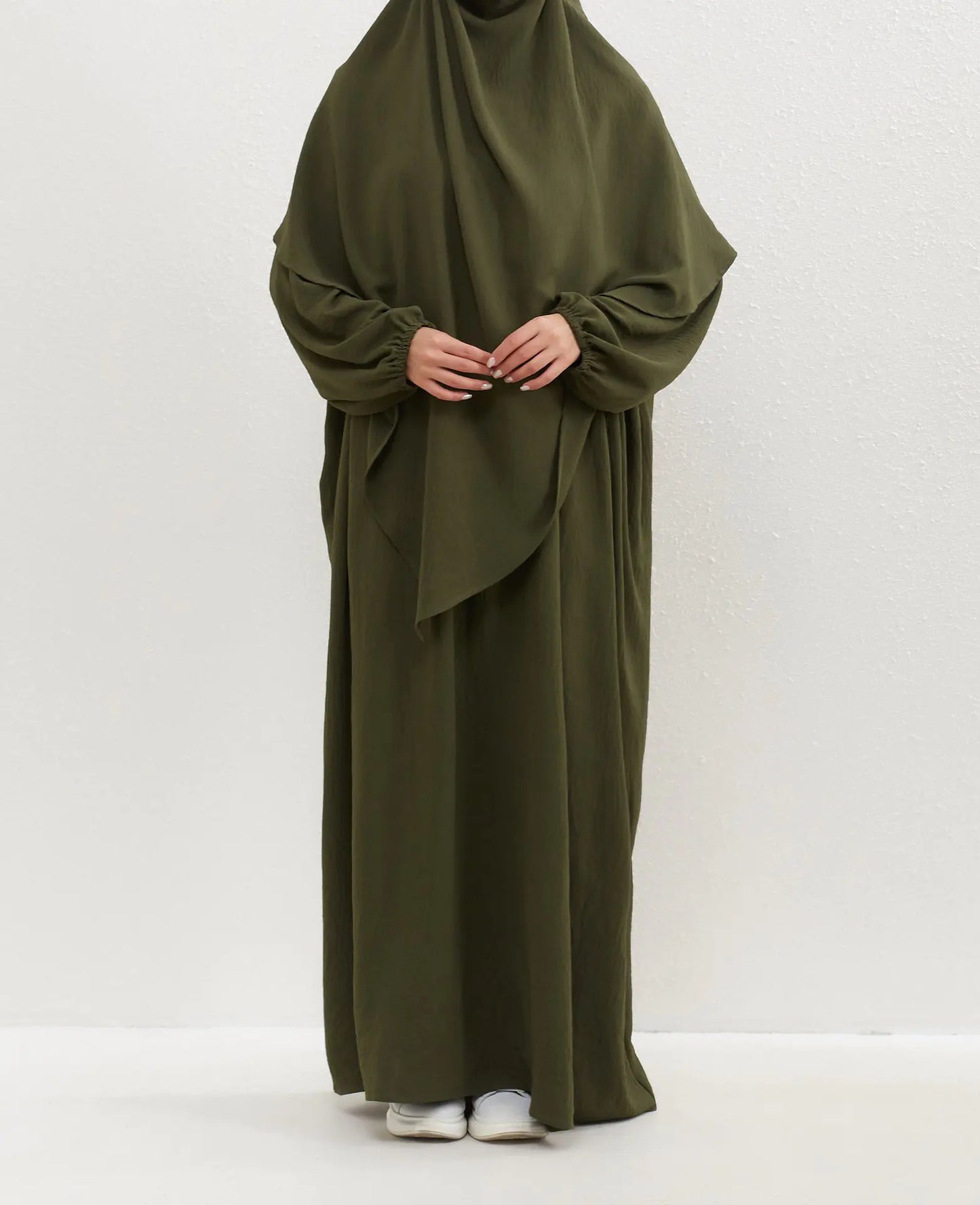 Ensemble Abaya Moderne Deux Pièces - Mode Modeste pour Femmes Voilées
