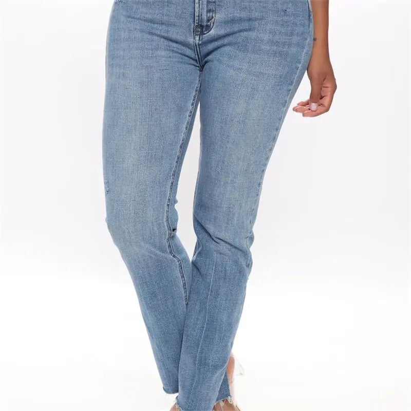 Jeans Slim Stretch Taille Moyenne - Confort & Style au Quotidien