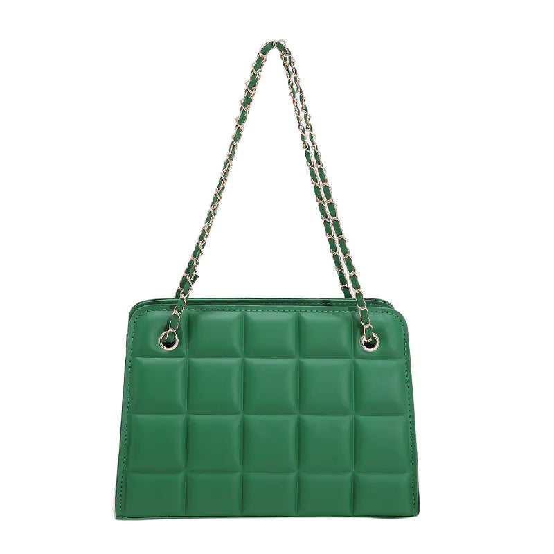 Sac Bandoulière Croisé à Texture à Carreaux pour Femme - Élégance et Praticité au Quotidien