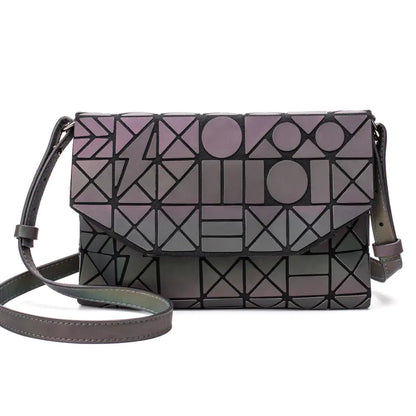 Sac Porté Croisé Géométrique Lumineux - Chic, Pratique et Moderne