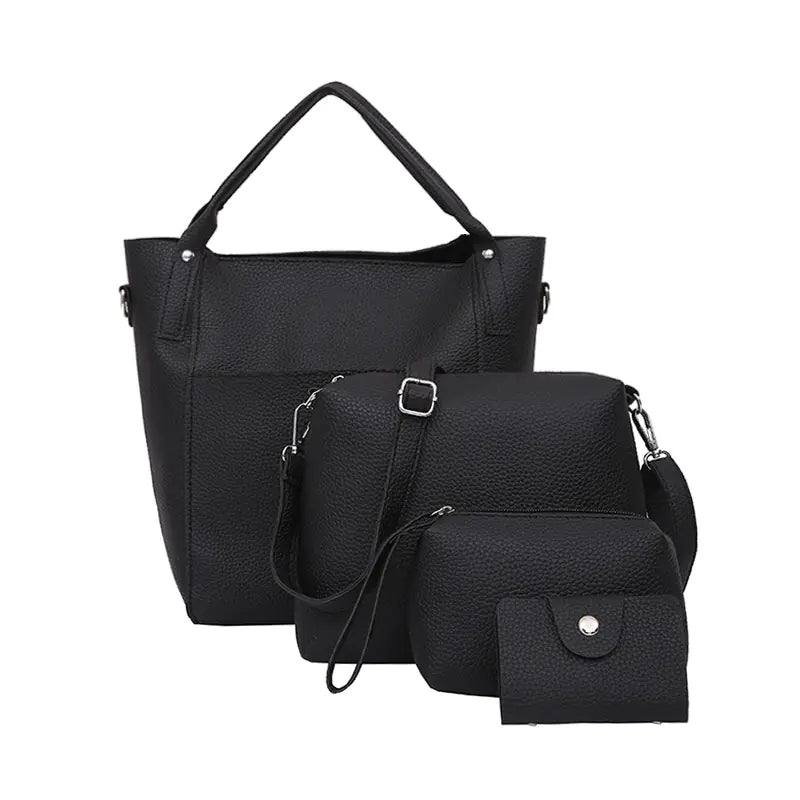 Ensemble de 4 Sacs Femme - Épaule, Bandoulière et Accessoires