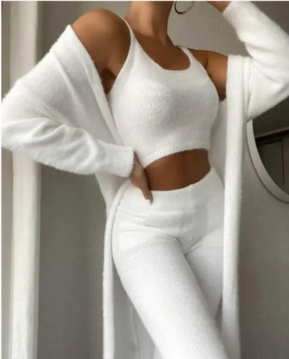 Ensemble de Détente Hivernal 3 Pièces pour Femme