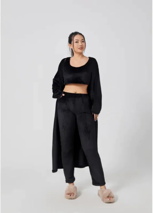 Ensemble de Détente Hivernal 3 Pièces pour Femme