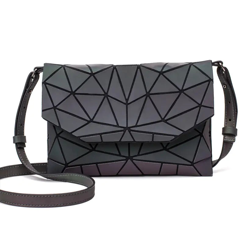 Sac Porté Croisé Géométrique Lumineux - Chic, Pratique et Moderne
