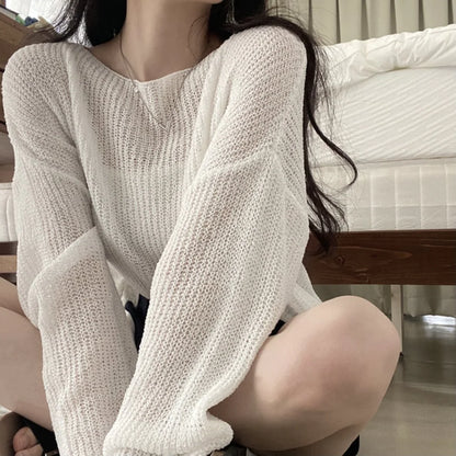 Pull en Tricot Doux Taille Unique - Confort et Élégance au Quotidien