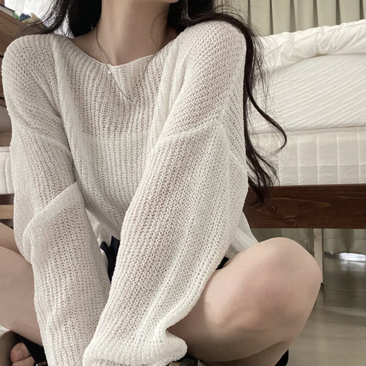Pull en Tricot Doux Taille Unique - Confort et Élégance au Quotidien