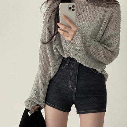 Pull en Tricot Doux Taille Unique - Confort et Élégance au Quotidien