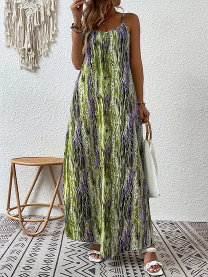 Robe à Cordon Imprimée Élégante et Tendance pour Femmes