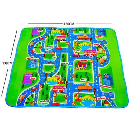Tapis de Jeu et d’Éveil Bébé - Carte de Trafic Urbain