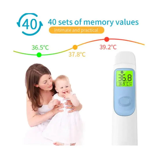Thermomètre frontal infrarouge sans contact pour bébé et adulte