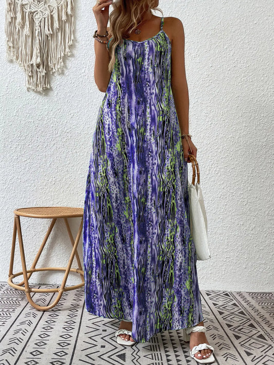 Robe à Cordon Imprimée Élégante et Tendance pour Femmes