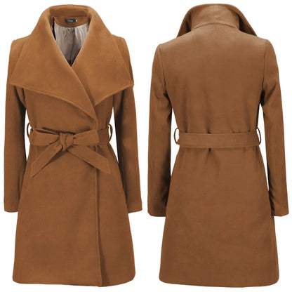Manteau en Laine pour Femme - Élégant & Confortable