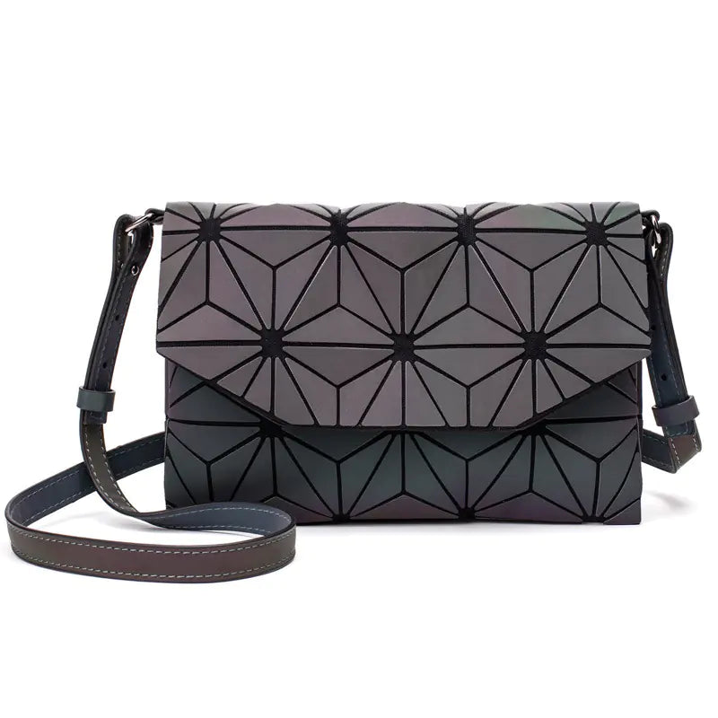 Sac Porté Croisé Géométrique Lumineux - Chic, Pratique et Moderne