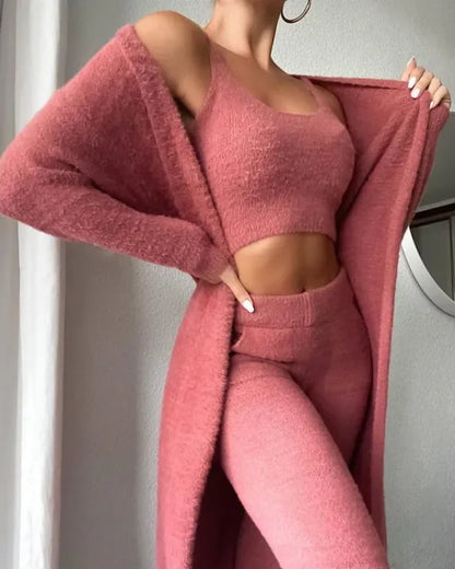 Ensemble de Détente Hivernal 3 Pièces pour Femme
