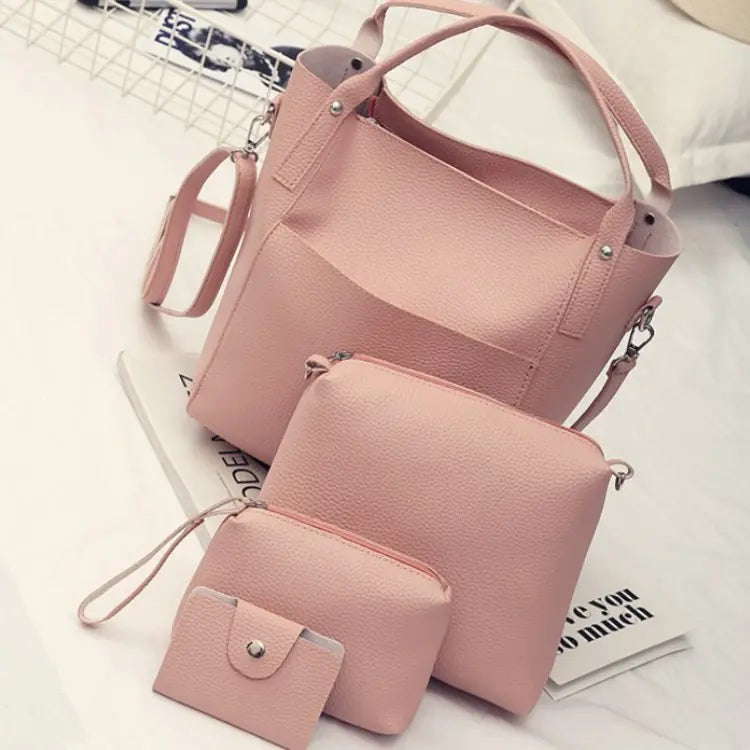 Ensemble de 4 Sacs Femme - Épaule, Bandoulière et Accessoires